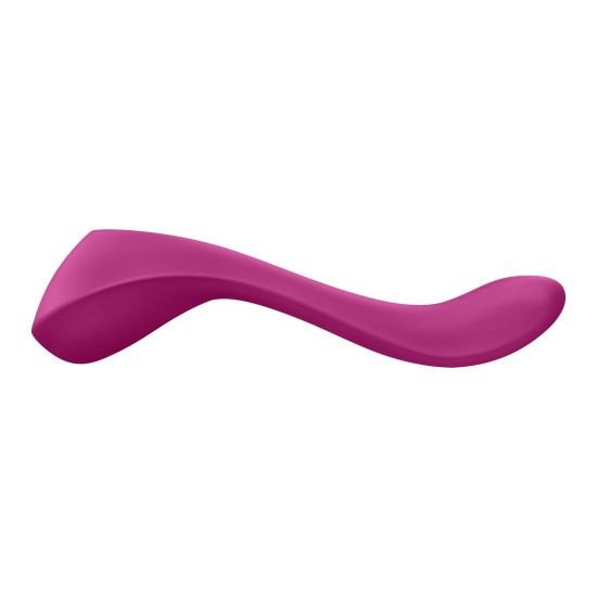 Вибратор для пар бордового цвета с тремя независимыми моторами Satisfyer Endless Joy Berry