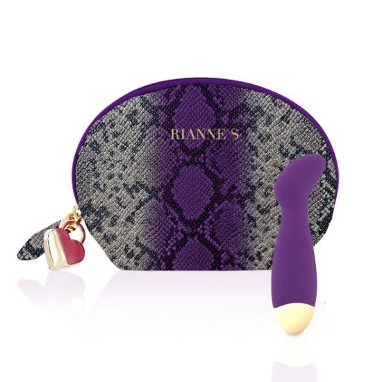 Вібратор для точки G, 10 режимів, медичний силікон, фіолетовий Rianne S Boa Mini Purple