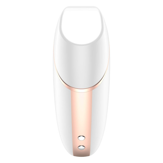 Вакуумный клиторальный стимулятор с управлением через интернет, белый Satisfyer Love Triangle White