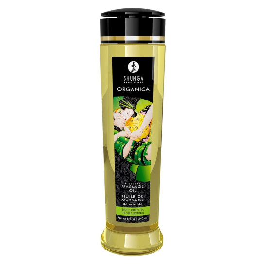 Органическое массажное масло с ароматом зеленого чая Shunga ORGANICA Exotic Green Tea, 240 ml
