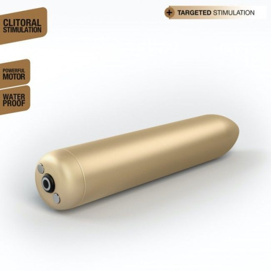 Вібропуля перезаряджається, золота Dorcel Rocket Bullet Gold