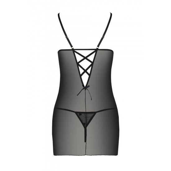 Сорочка, черная Lovelia Chemise Black, S/M