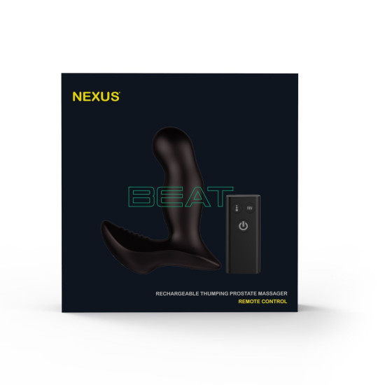Масажер простати з пульсуючою перлиною і вібрацією Nexus Beat