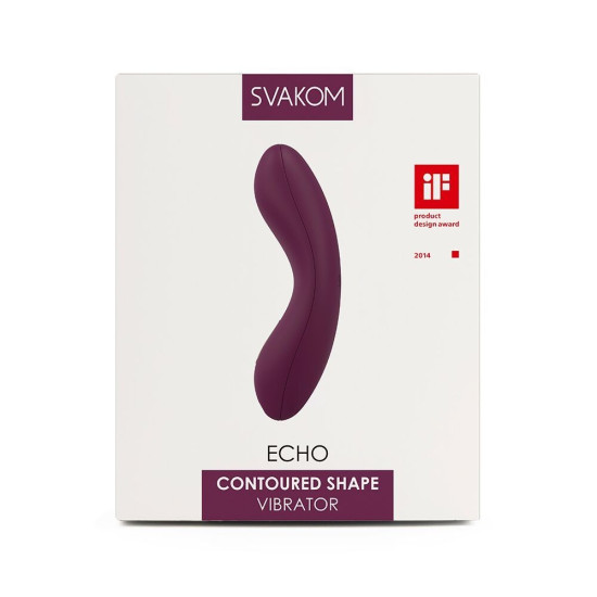 Клиторальный вибратор, фиолетовый Svakom Echo Violet