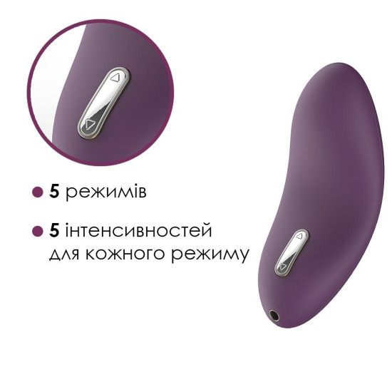Клиторальный вибратор, фиолетовый Svakom Echo Violet