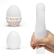 Мастурбатор-яйцо с асимметричным рельефом Tenga Egg Ring