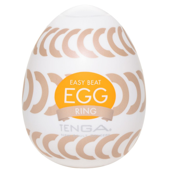 Мастурбатор-яйце з асиметричним рельєфом Tenga Egg Ring