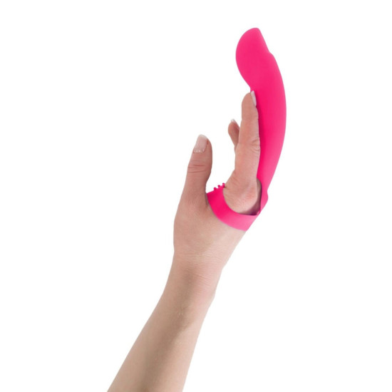 Насадка-дилдо на палец, розовая Simple&True Extra Touch Finger Dong Pink
