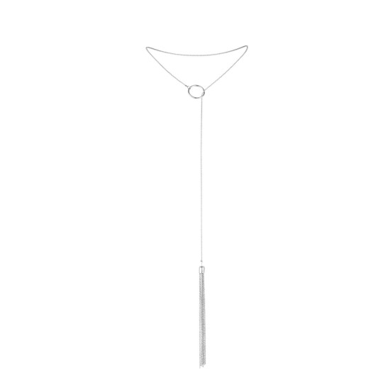 Украшение для тела - цепочка, серебристая Bijoux Indiscrets Magnifique Tickler Pendant Chain Silver
