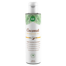 Веганское массажное масло с кокосовым ароматом Intt Coconut Vegan, 150 ml