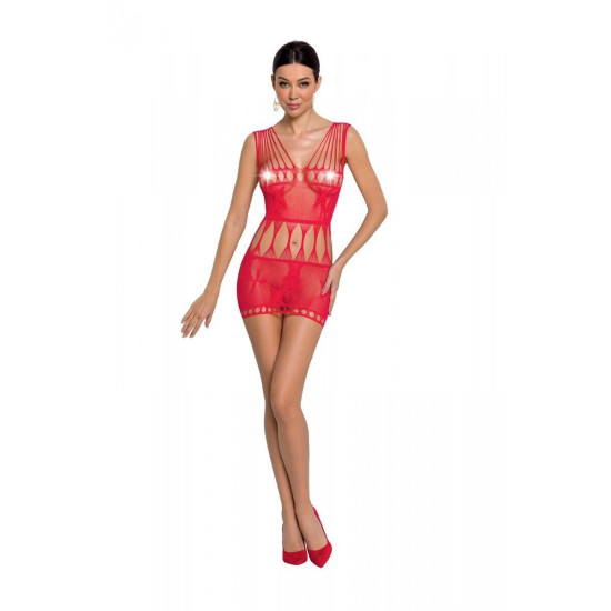Еротичний бодістокінг, червоний Passion BS090 Red