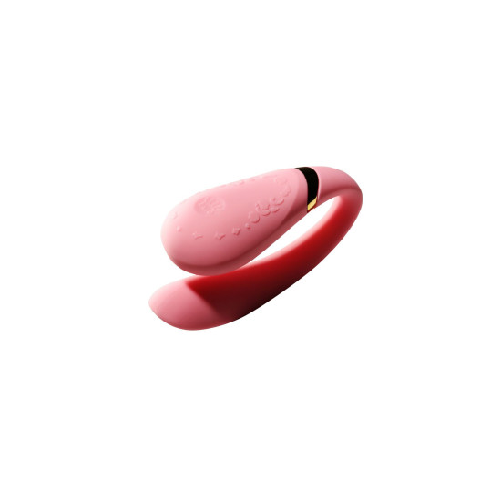 Смартвибратор для пар с пультом ДУ, розовый Zalo Fanfan Set Rouge Pink