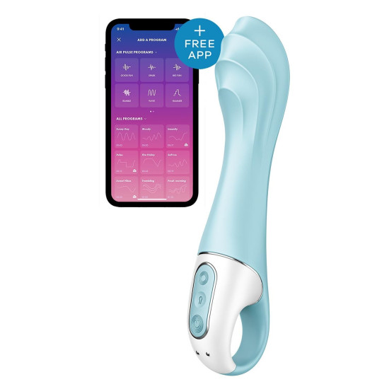 Смарт-вібратор для точки G з функцією надування Satisfyer Air Pump Vibrator 5+