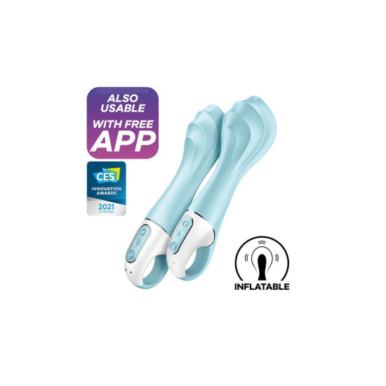 Смарт-вібратор для точки G з функцією надування Satisfyer Air Pump Vibrator 5+