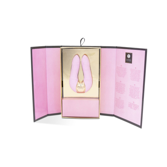 Вібратор для клітора з гнучкими кінчиками, світло-рожевий Shunga Aiko Light Pink