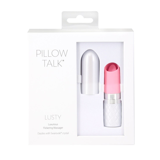 Вібратор, рожевий Pillow Talk Lusty Luxurious Flickering Massager - Pink