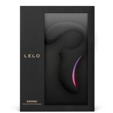 Кліторально-вагінальний звуковий стимулятор, чорний LELO Enigma Black