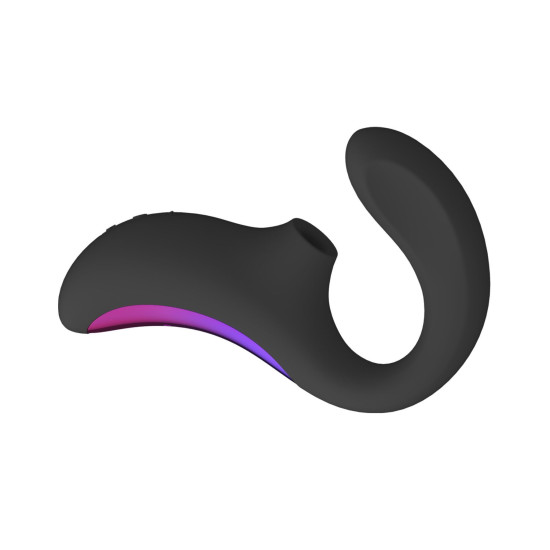 Кліторально-вагінальний звуковий стимулятор, чорний LELO Enigma Black