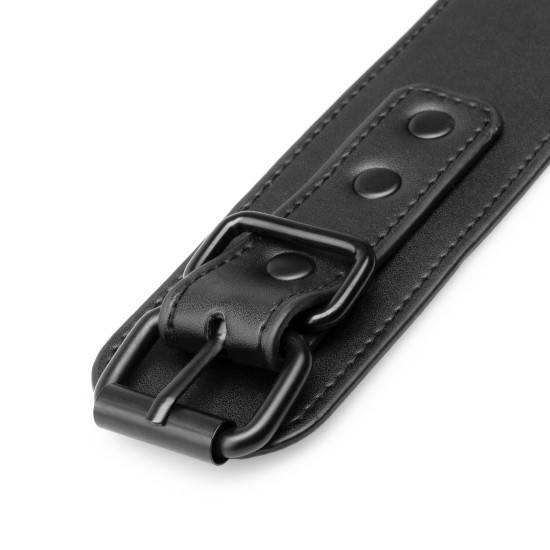 Поножи из искусственной кожи, чёрные Bedroom Fantasies Ankle Cuffs Black