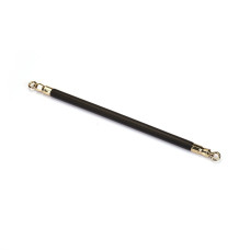 Фиксатор-распорка для ног из экокожи Liebe Seele Black Organosilicon Spreader Bar