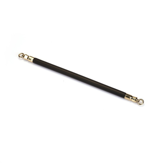 Фиксатор-распорка для ног из экокожи Liebe Seele Black Organosilicon Spreader Bar