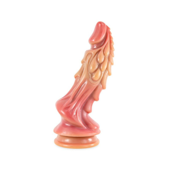 Фэнтезийный фаллоимитатор в виде дракона, разноцветный Kong Silicone The Dragon