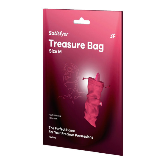 Мішечок для зберігання іграшок, рожевий Satisfyer Treasure Bag Pink, M