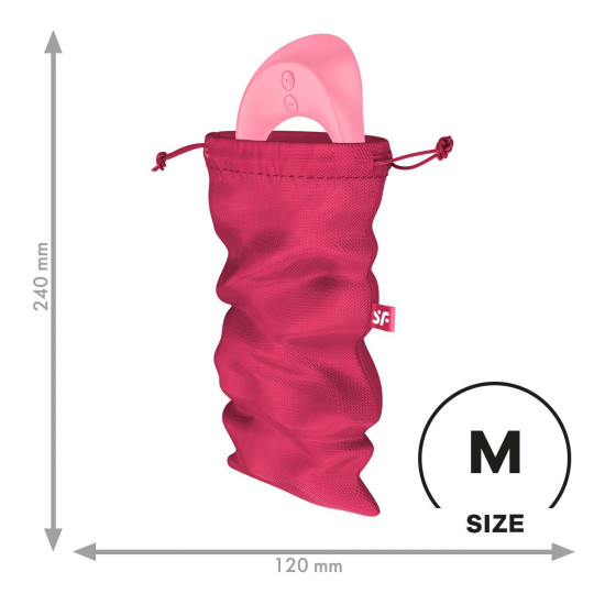 Мішечок для зберігання іграшок, рожевий Satisfyer Treasure Bag Pink, M