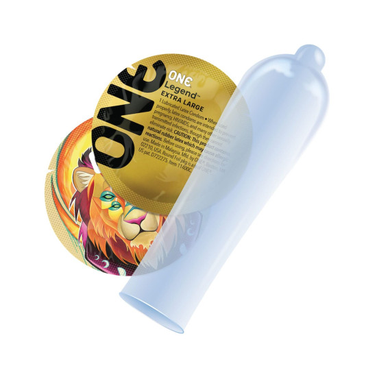 Презерватив збільшеного розміру ONE Legend Extra Large, 1 шт