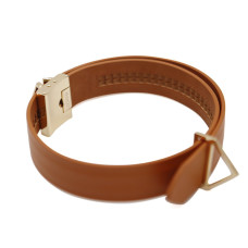 Повідець із нашийником, коричневий Lockink Tied Collar with Leash Set Brown