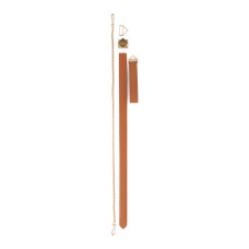 Повідець із нашийником, коричневий Lockink Tied Collar with Leash Set Brown
