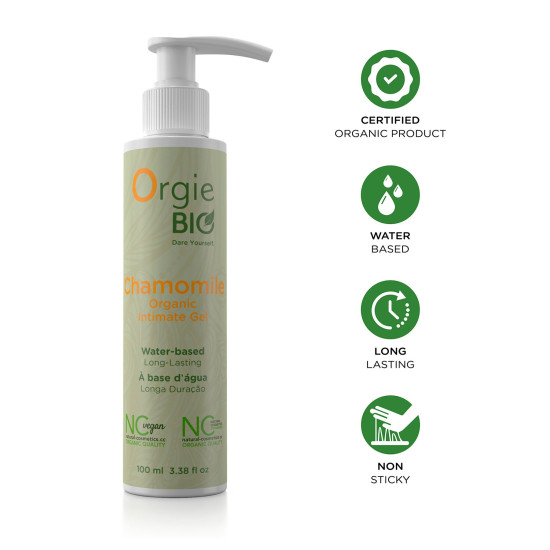 Гель для интимной гигиены с экстрактом ромашки, органический Orgie Bio Chamomile Organic Intimate Gel, 100 ml