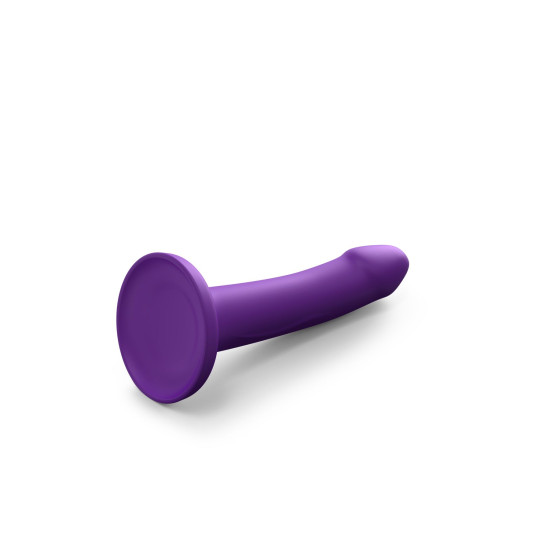 Фаллоимитатор на присоске, длина 14,3 см, диаметр 3 см, фиолетовый - Dorcel Real Pleasure Purple, S