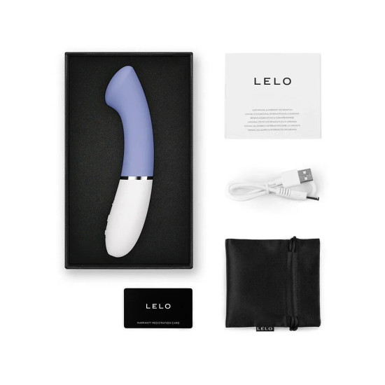 Вібратор для точки G, блакитний Lelo Gigi 3 Powder Blue