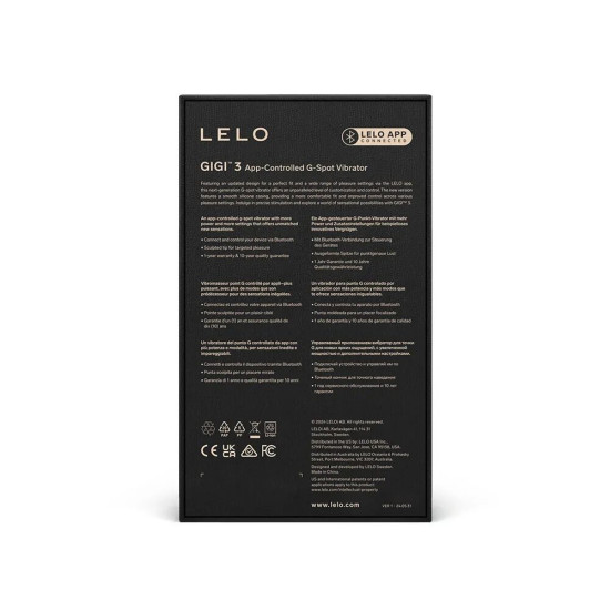 Вібратор для точки G, блакитний Lelo Gigi 3 Powder Blue
