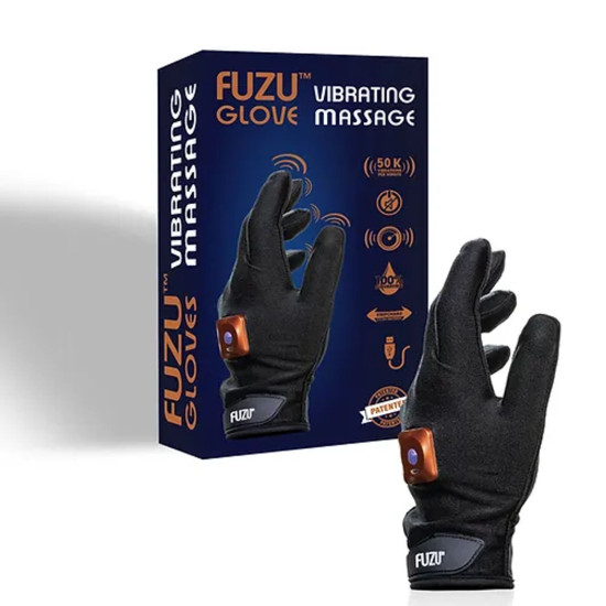 Виброперчатка (левая) с 11 режимами Fuzu Gloves Vibrating Massage Left Hand