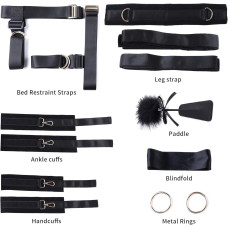 БДСМ-набір LOCKINK YEAHWOW Bed Restraint Set