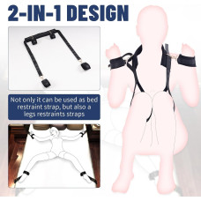 БДСМ-набір LOCKINK YEAHWOW Bed Restraint Set