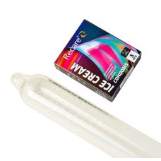 Презервативи з пухирцями та ароматом морозива, 3 шт Holographic Recare Ice Cream Big Dotted Condoms