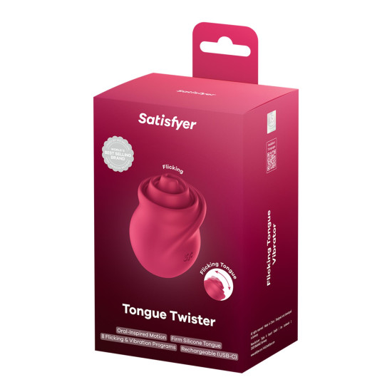 Вібростимулятор для клітора з імітацією язичка Satisfyer Tongue Twister