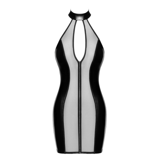 Прозора сукня з кристалами Noir Handmade F370 Luxuria Crystal Sheer Mini Dress, XS