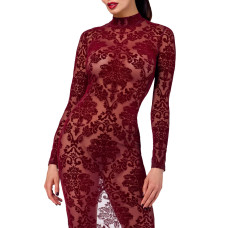 Длинное платье Noir Handmade F383 Kink Royal gown/long dress, S