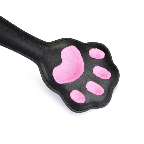 Паддл у вигляді кошачої лапки, чорно-рожевий Liebe Seele Round Paddle Black/Pink