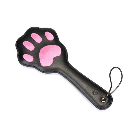 Паддл у вигляді кошачої лапки, чорно-рожевий Liebe Seele Round Paddle Black/Pink