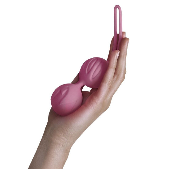 Вагінальні кульки, діаметр 4 см, вага 90 г, рожеві Adrien Lastic Geisha Lastic Balls BIG Pink, L