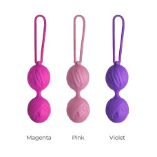 Вагінальні кульки, діаметр 4 см, вага 90 г, рожеві Adrien Lastic Geisha Lastic Balls BIG Pink, L