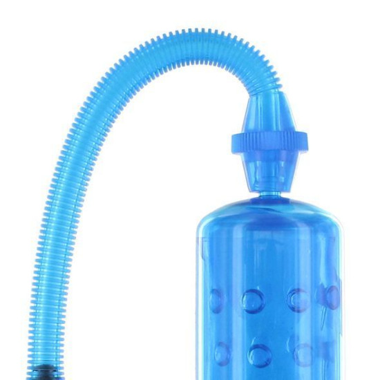 Вакуумна помпа для члена довжиною до 18 см, діаметр до 4 см, синя XLsucker Penis Pump Blue