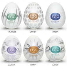 Набор из 6 яиц-мастурбаторов Tenga Egg Hard Boiled Pack