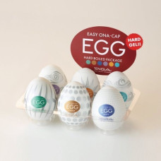 Набор из 6 яиц-мастурбаторов Tenga Egg Hard Boiled Pack