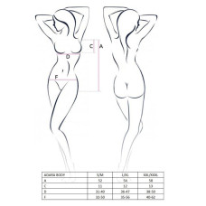 Боді монокіні червоного кольору ADARA BODY Red, S/M